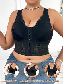 大码女式性感蕾丝边吊带背心