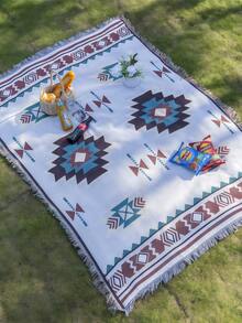 Cirelle Picnic Mat Moisture-Proof Pad - Thickened Outdoor Ground Sheet, Camping Bohemian Style Blanket - Multicolor - View 1