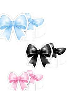 30/50PCS Pink Bowknot Napkins 4 Side Unique Design Decorative Tableware Accessories For Wedding Bridal Shower Bachelorette Party Birthday Tea Break Celebration Cute Elegant Theme Decoration Party Supplies Table Setting - Multicolor - View 5