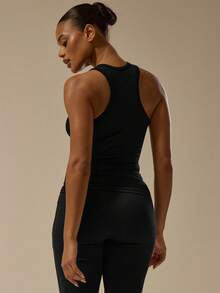 MUSERA ESSENTIALS 柔软如黄油般的赛车领上衣，基础休闲假日机场可爱秋季返校季冬季圣诞节，优雅