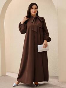 Al Najma Plus Size Women's Turkish Maxi Dress & Arabic Traditional Abaya