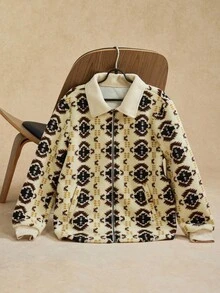 Áo khoác họa tiết hoa tay dài phong cách du mục dành cho nữ - Nhiều màu - Xem 7