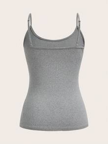 SHEIN EZwear Bộ 4 áo ba lỗ đơn giản, thoải mái, tối giản dành cho nữ, thích hợp cho mùa hè - Nhiều màu - Xem 7
