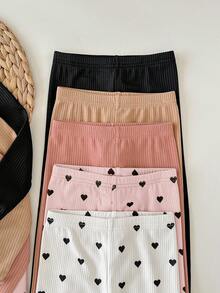 SHEIN 10pcs Baby Girl Polka Dot Print Long Sleeve T-Shirt Set, Cute & Versatile, Autumn/Winter - Multicolor - View 6