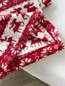 Elamini 1 Quần dài thường ngày co giãn có dây rút họa tiết Giáng sinh màu đỏ cho nữ, thu/đông - Đỏ - Xem 6