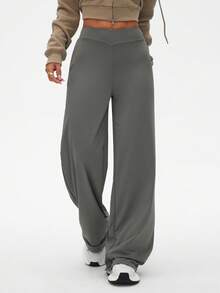 Dewbera Pantaloni sportivi casual ampi da donna, adatti per attività all'aperto e corsa