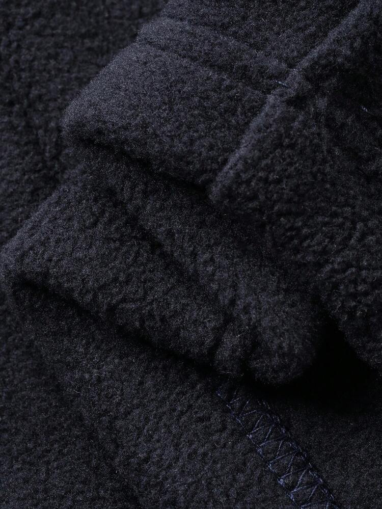 Women's Solid Color Zip-Up Half Placket Long Sleeve Hoodie And Pants Casual Loose 2 Pieces Set, Autumn Lounge Sets For Women