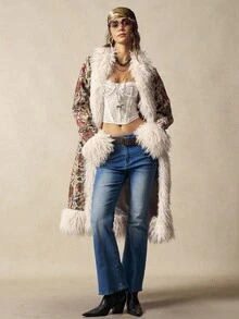 Bohemela 冬季万圣节派对服装 新年服装 女士冬季外套 - 彩色 - 查看 1