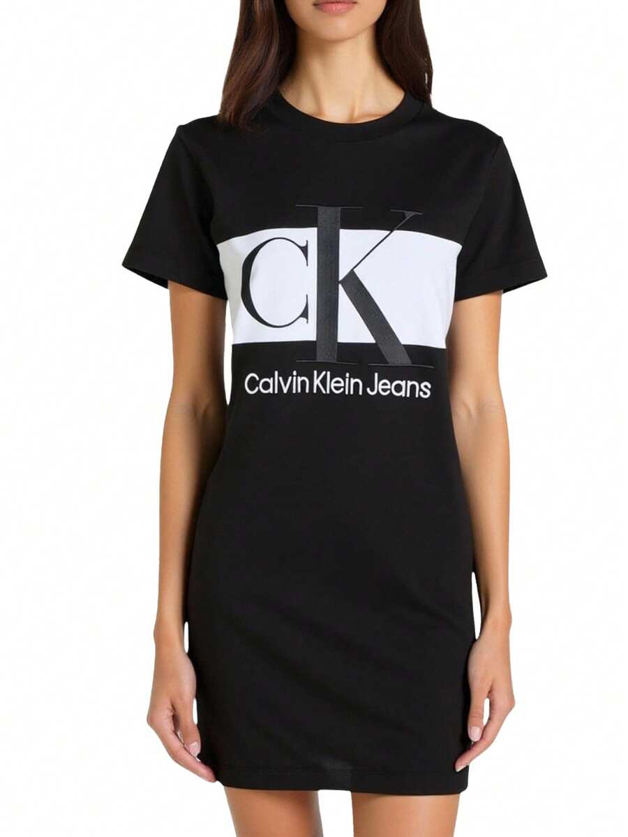 Calvin Klein Women's Short Dresses Black - Black - View 1