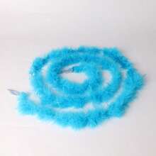 1pc 2M Feather Cord Ribbon, Beautiful Decoration For DIY Crafts, Christmas, New Year Accessories - Multicolor - View 19