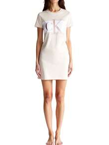 Calvin Klein Women's Short Dresses Beige - Beige - View 3