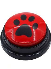 1 Pc/4 Pcs Dog Voice Recording Button, Pet Communication Training Buzzer, Teach Dog To Talk, No Battery,Gift, Present, Celebration(Without Battery)