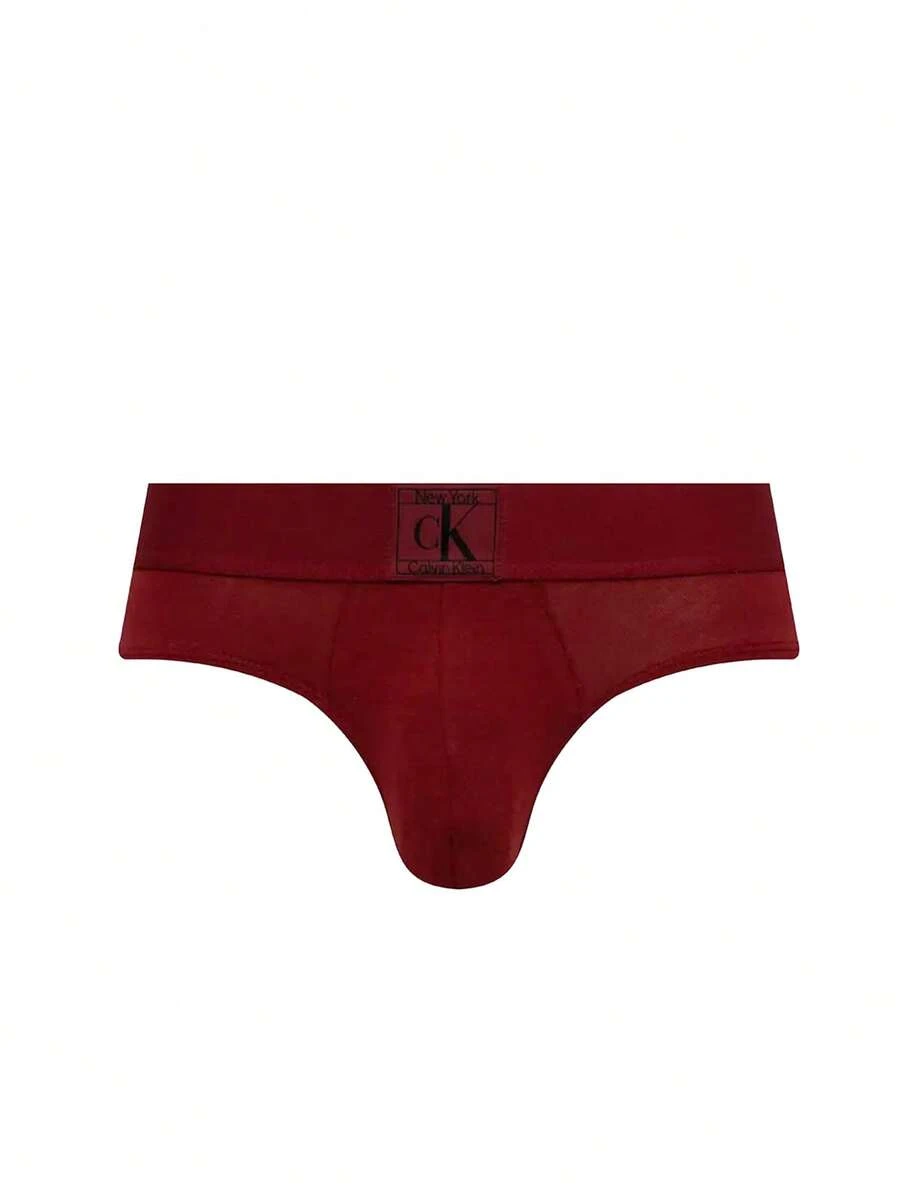 Calvin Klein Men's Briefs - Bordeaux - View 1