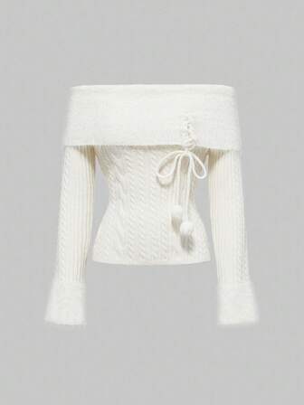 Kawaii Women's Y2K Midriff Cropped Fuzzy Collar Sweater