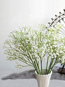1/3/5PCS Artificial Gypsophila Bouquet, Fake Greenery Plants For Wedding Bridal Bouquet, Home Decor Living Room, Bedroom, Dining Table, Window Sills, Vase Decorations, Outdoor Garden Party, Birthday Celebration, New Year Decor, Spring & Holiday Festive Event Decorations