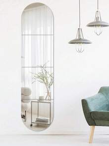 4 Pcs Shatterproof Full Length Acrylic Mirror - Unbreakable, Frameless Self-Adhesive, Acrylic Mirror Stickers Mirror Tile Set - Great For Bedrooms, Home Gyms And Closets - Easy To Install, Space-Saving Design, Wallpaper, Wallpaper Peel And Stick, Easy To Use, Not Easy To Damage Room Decor Home Decor Wall Decor Wall Stickers Wall Sticker Mirror Wall Wall Mirror Mirror For Room Bathroom Decor Living Room Decor - White - View 10