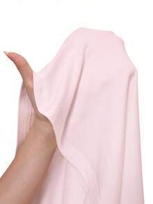 Rina Fox Camiseta de mujer de manga corta con escote en V, plisados y estampado de lazos - Rosa - Ver 6