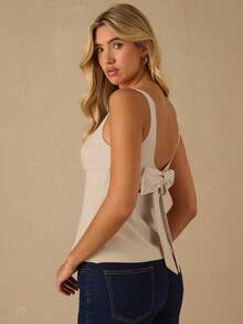 Enchnt ملابس علوية نسائية رومانسية رائعة مع فيونكة في الظهر، أنيقة وأنيقة وعصرية للحفلات والمواعيد والعطلات والتخرج والخروج وعيد الهالوين وعيد الميلاد والخريف والعام الجديد