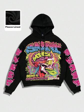 Street Life Men's Casual Street Style Hoodie Sweatshirt, Long Sleeve, Autumn/Winter