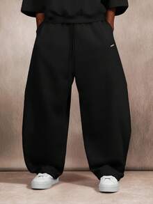 Quần jogger SUMWON Essential Heavyweight Panelled Super Skater thoải mái, năng động, thích hợp mặc hàng ngày vào mùa đông và mùa thu. - màu đen - Xem 1