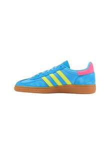Adidas Handball Spezial 女士休闲运动鞋 蓝色 JH5658 - 天空之光/太陽黃/亮粉 - 查看 5