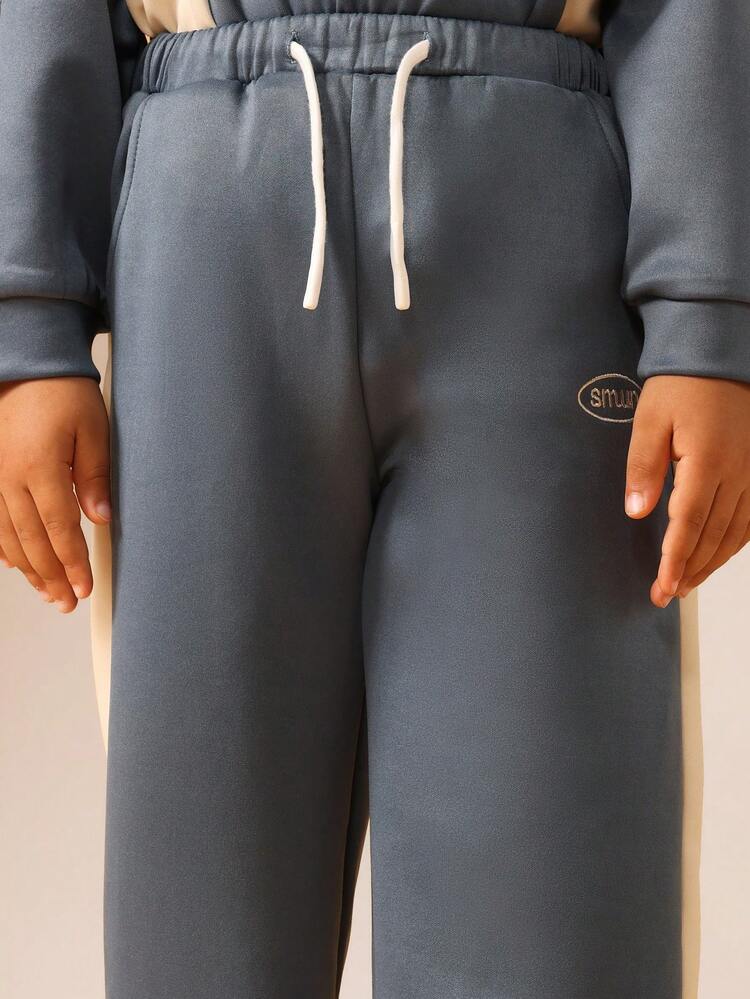 Classic Colorblock Sweatshirt And Joggers Co-Ord Set