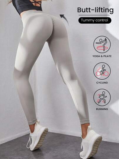 Leggings de sport taille haute sans couture pour femmes