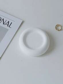 1pc - Minimalist White Decorative Ornaments Background, Wavy, Asymmetrical Staircase Style, Cosmetics, Jewelry Photo Props Photography Decorative Ornaments Background. - Multicolor - View 11