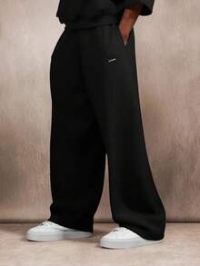 Quần jogger SUMWON Essential Heavyweight Panelled Super Skater thoải mái, năng động, thích hợp mặc hàng ngày vào mùa đông và mùa thu. - màu đen - Xem 3
