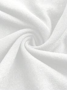 SHEIN EZwear 2pcs White Casual Basic Crew Neck Short Sleeve T-Shirts, Suitable For Spring/Summer - White - View 7