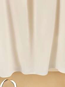 GlowEve Women's Elegant Commuter Beige Collar Faux Bowknot Long Sleeve Shirt - Beige - View 5