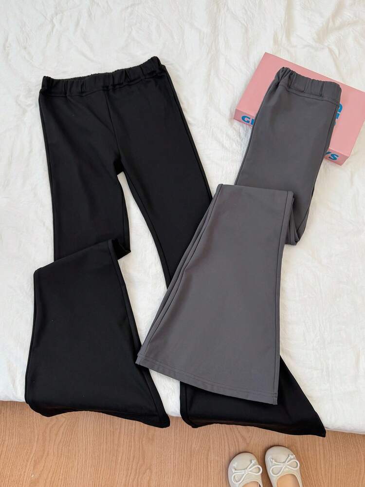 Tween Girls' Daily Casual Solid Leggings Tights