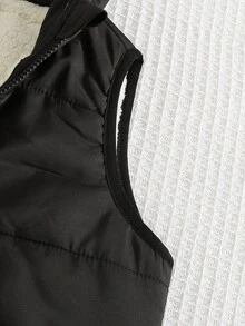 3 件套男婴字母印花柔软针织圆领长袖连帽衫、抽绳裤和无袖背心套装 - 彩色 - 查看 8