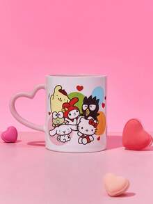HELLO KITTY AND FRIENDS | SHEIN Cute Cartoon Printed 380ml Ceramic Mug - Multicolor - View 2