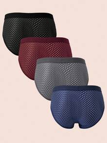 4pcs/Set Men's Assorted Color Briefs