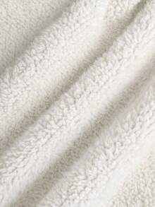 SHEIN 男婴时尚水洗休闲保暖蓝色牛仔连帽拉链宽松外套，新品，适合宝宝秋冬日常穿着、街头风、万圣节和圣诞节，保暖内衬外套，冬季外套 - 中等水洗藍 - 查看 7