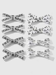 ROMWE Anime 发夹 - 黑與白 - 查看 1