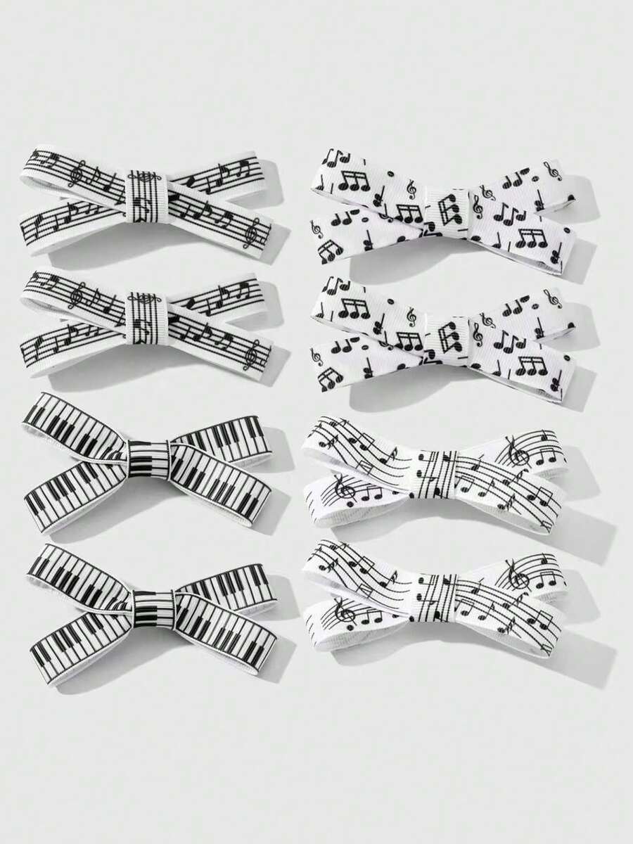 ROMWE Anime 发夹 - 黑與白 - 查看 1