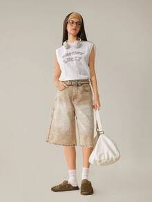 Solecia 女式复古扣带包头凉鞋，休闲度假风格 - 棕色 - 查看 11