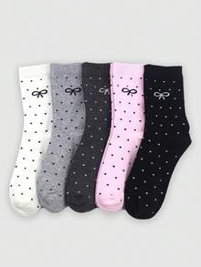ROMWE Kawaii Women Crew Socks - Multicolor - View 3