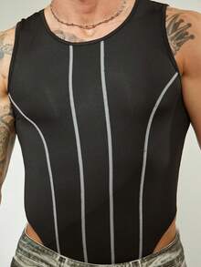 FeverCity Outdoor Casual Sports Slim Fit Sleeveless Men Jumpsuits