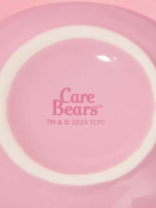 SHEIN X Care Bears Cốc gốm hình gấu hoạt hình màu hồng 450ml, Quà tặng - Hồng - Xem 5