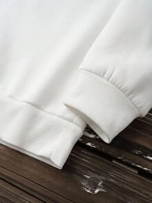 SHEIN LUNE Women Vintage Christmas Printed Loose Fit Crew Neck Christmas Sweatshirt Women Autumn Winter