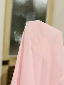 Côtesoire 女士优雅浪漫荷叶边蕾丝缎面吊带睡裙和雪纺腰带睡袍睡衣套装，秋冬服装 - 粉色 - 查看 7