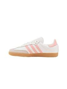 Adidas Samba OG Kids Sneakers Cloud White / Semi Pink Spark / Gum B41645 - Blanc nuage / Rose semi-pailleté / Gomme - Voir 5