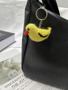 Zazumi Aesthetic Animal Keychain, Key Ring For Keys & Bag Charm Accessory, Creative Small Gift Idea(Non-Plush Stuffing) - Multicolor - View 2