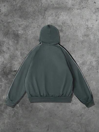 Street Life Unisex Hoodie With Sprouting Street American English Graphic, Autumn/Winter Design