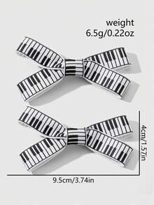 ROMWE Anime 发夹 - 黑與白 - 查看 5