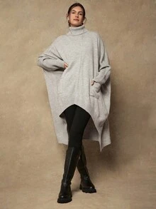 Freevana 大码女式秋冬毛衣，时尚休闲，适合圣诞节外出，复古富家女风，乡村音乐会风格，可爱百搭 - 彩色 - 查看 3