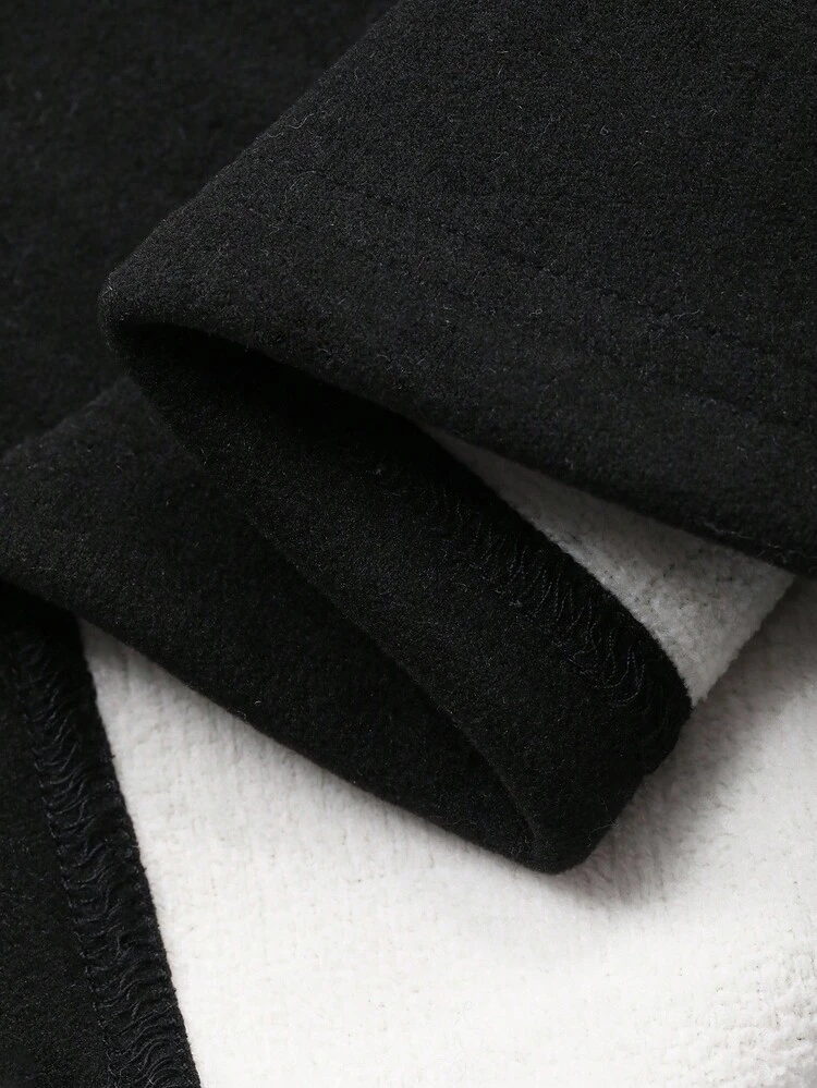 Women's Solid Color Stand Collar Long Sleeve Casual Versatile T-Shirt Thermal Lined,Winter